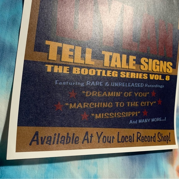 Bob Dylan Tell Tale Signs Bootleg Series Vol. 8 11x16 Promotional Poster 🎶🎸🎶 - Picture 8 of 8